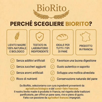 Lievito Madre di Grano Bio - Pane Express in 4 Ore